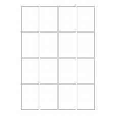 30022 - Label Size 68mm x 97mm - 16 label(s) per sheet 