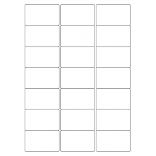 40040 - Label Size 65mm x 40mm - 21 label(s) per sheet 